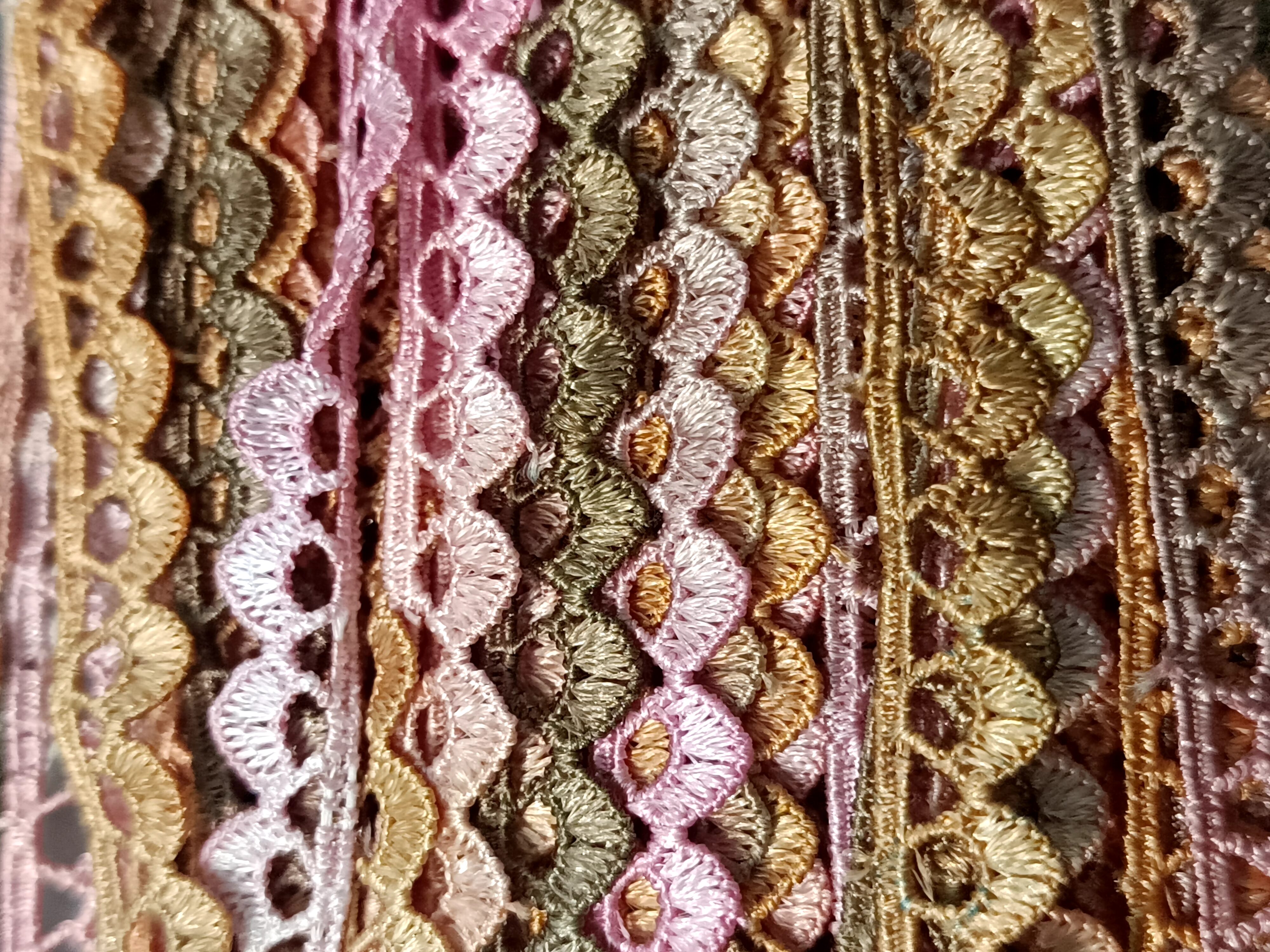 Heart Loop Embroidered Lace - 10 Meter - Image 2