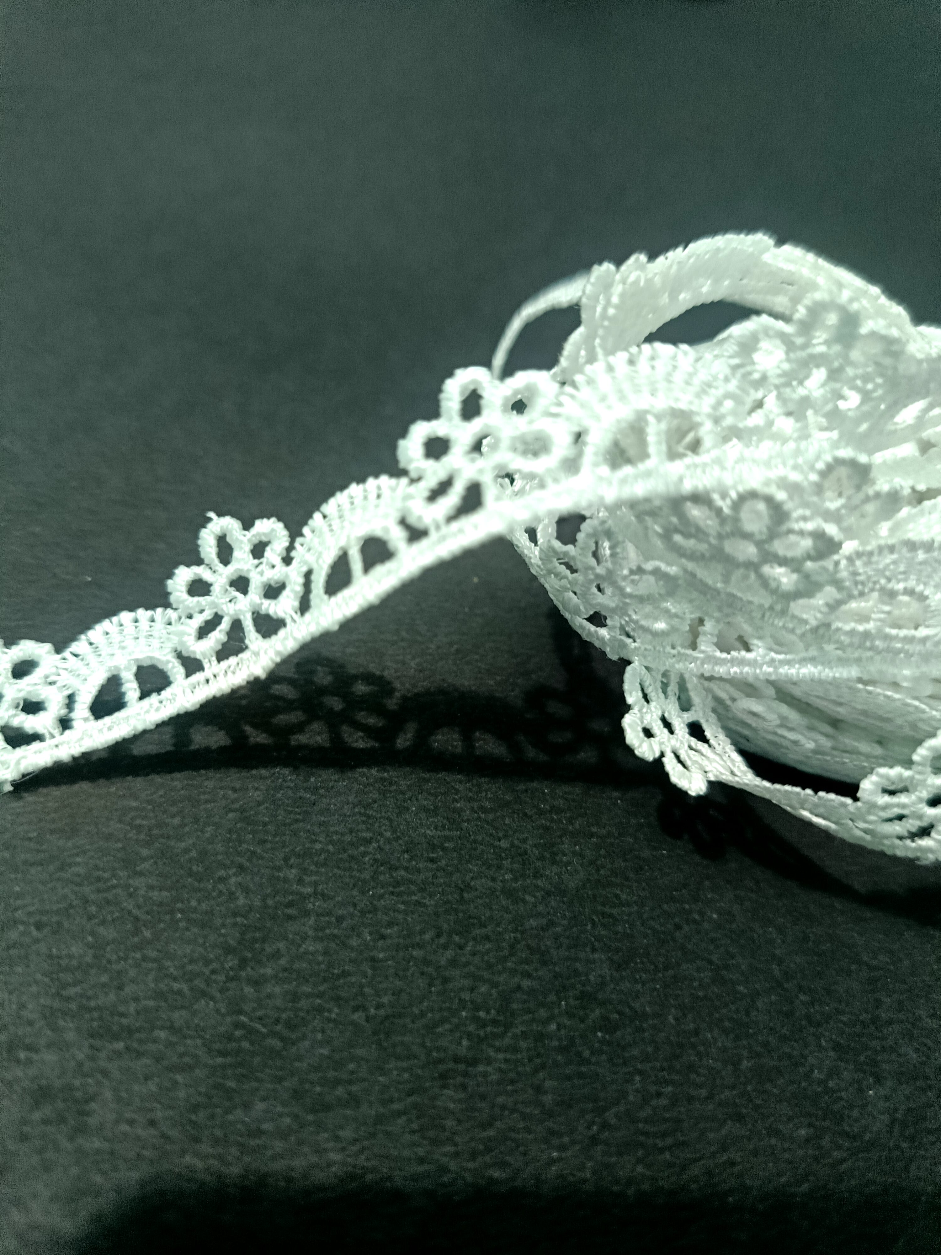 Snow White Floral Crochet Lace Trim – 10 Meter - Image 2